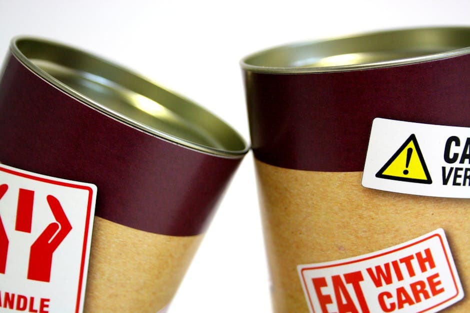 Chemical safety labels and proper lye storage