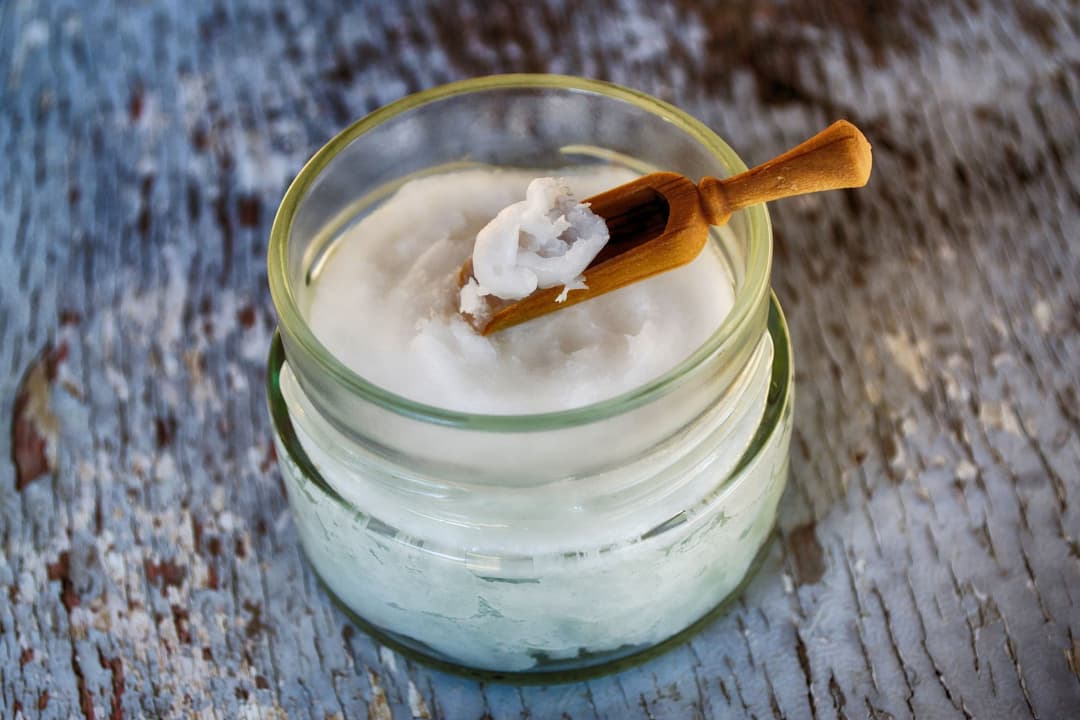 Coconut oil and shea butter, essential soap making oils