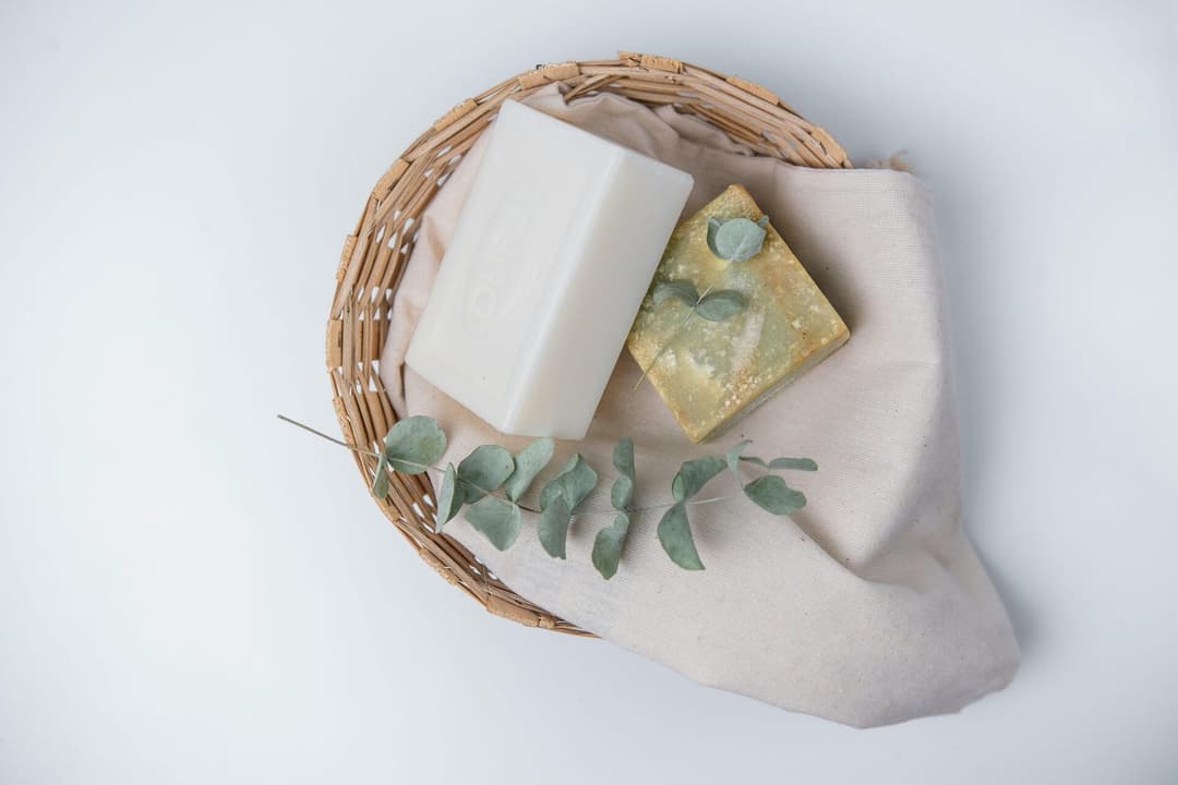 Green aloe vera soap bars