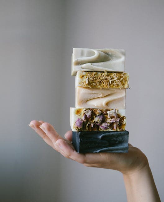 Natural soap making ingredients