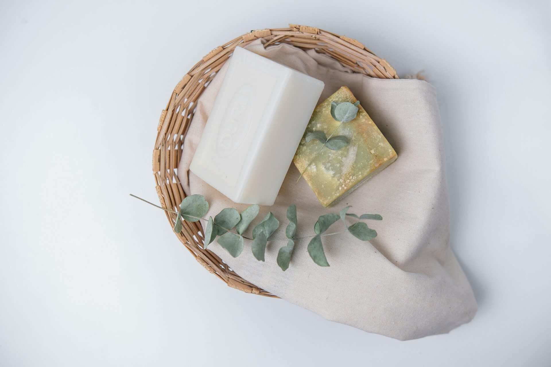 Green aloe vera soap bars