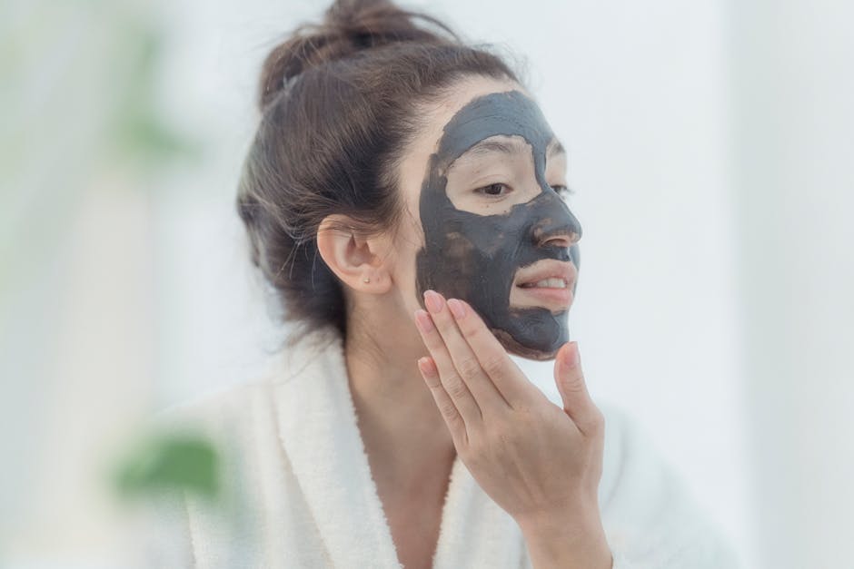 Charcoal skincare products