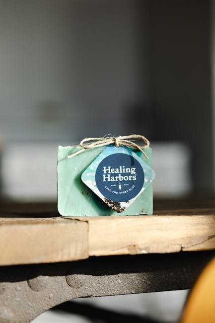 Soap making ingredients and tools laid out on a workspace