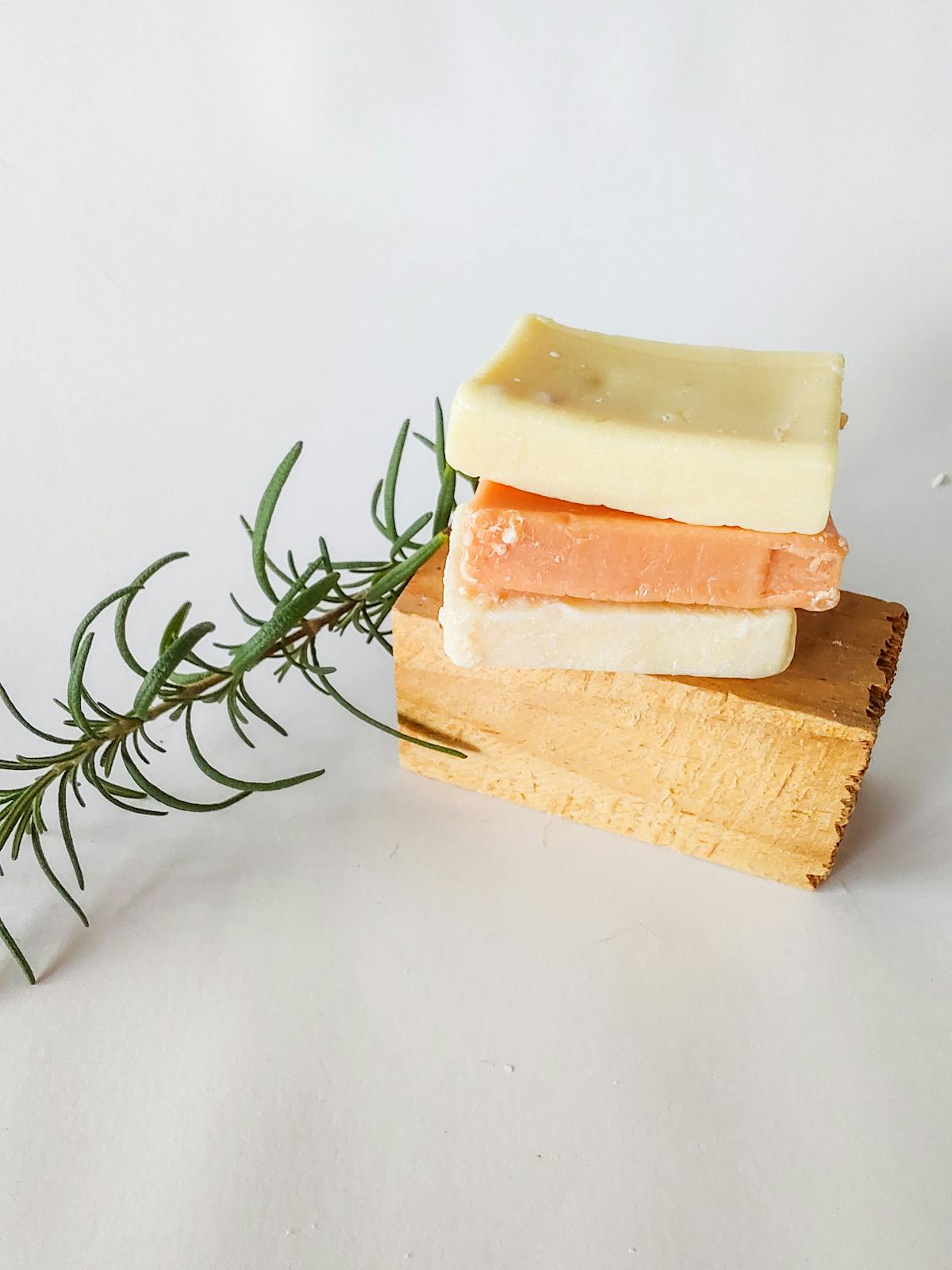 Natural rosemary soap with herb ingredients